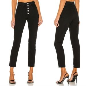 We Wore What the Danielle with crystal balls black jeans